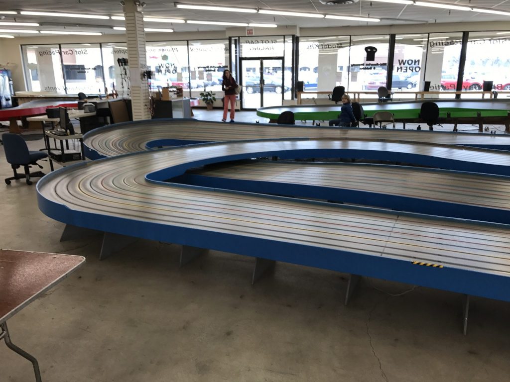 Running at MidAmerica in Naperville Austin Slot Car Club